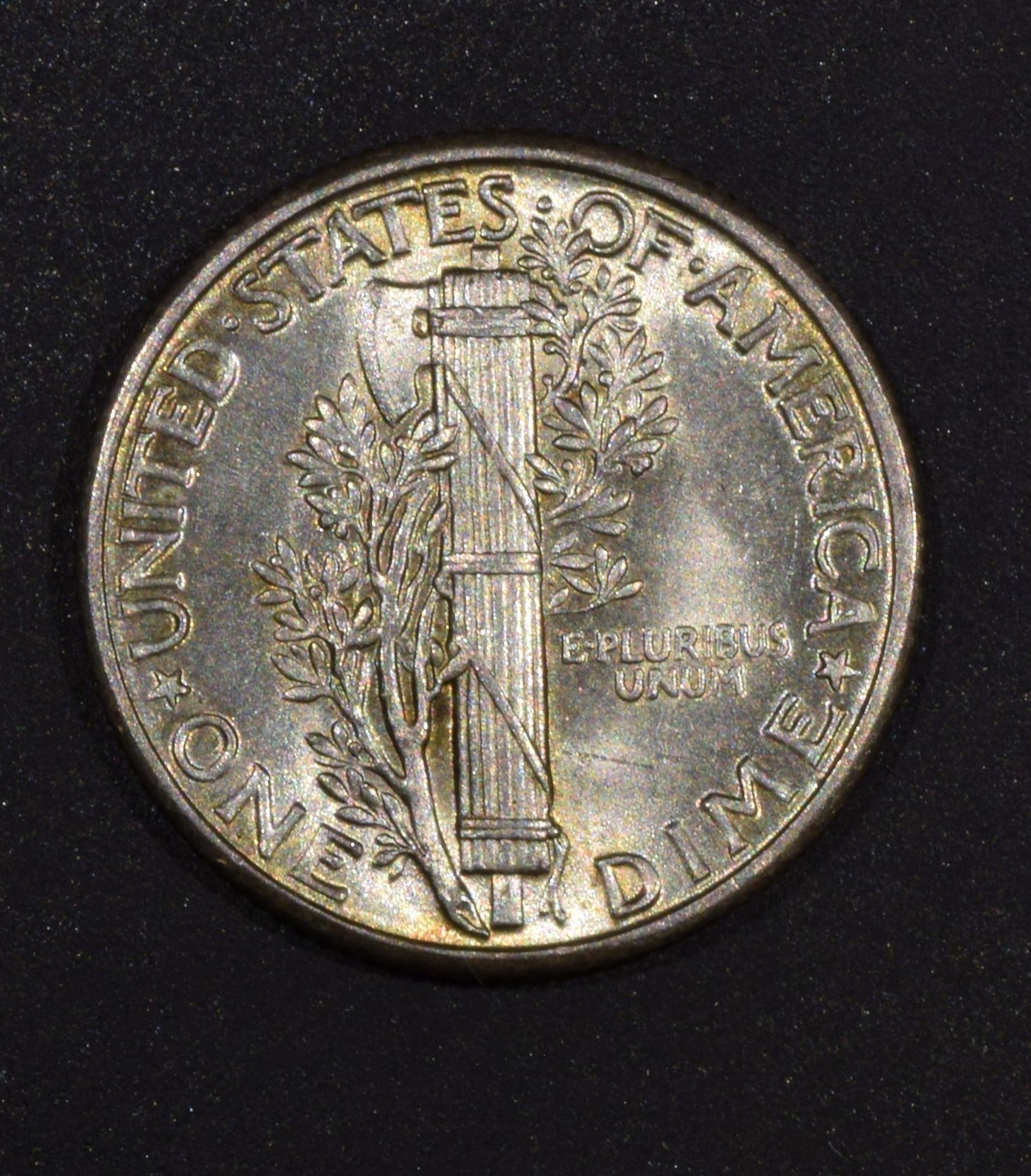 1927 Mercury Dime Silver "VCH BU FB"
