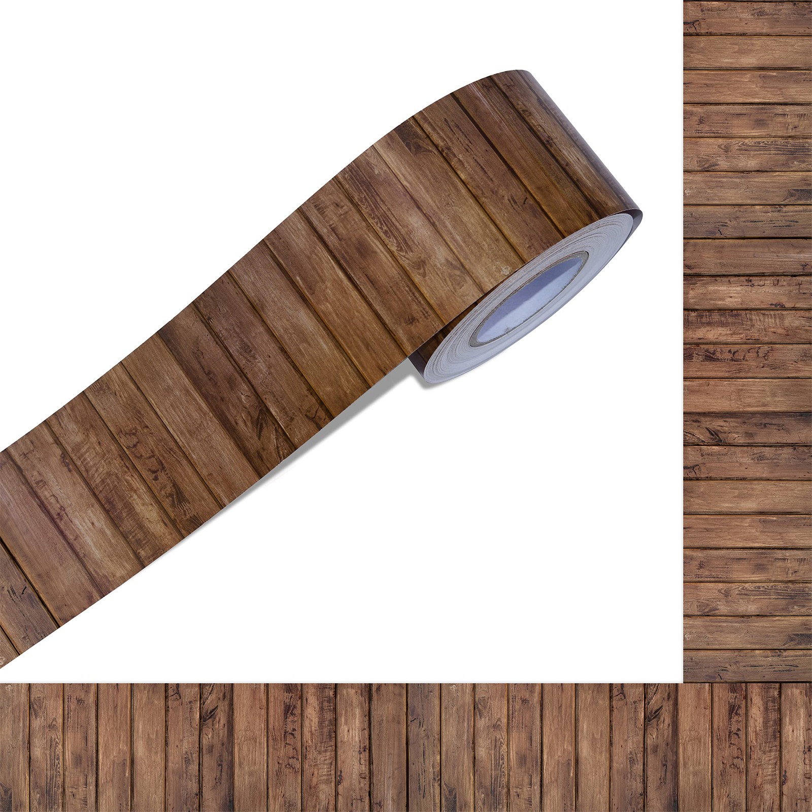 60 Feet Bulletin Board Borders, Wooden Pattern Non adhesive,