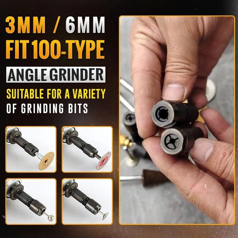 2pc Angle Grinder Modified Adapter Easy Installation High Carbon Steel