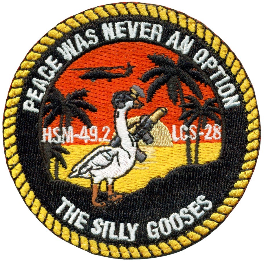 USN HELICOPTER MARITIME STRIKE SQUADRON 46 (HSM-49) LCS-28 PATCH