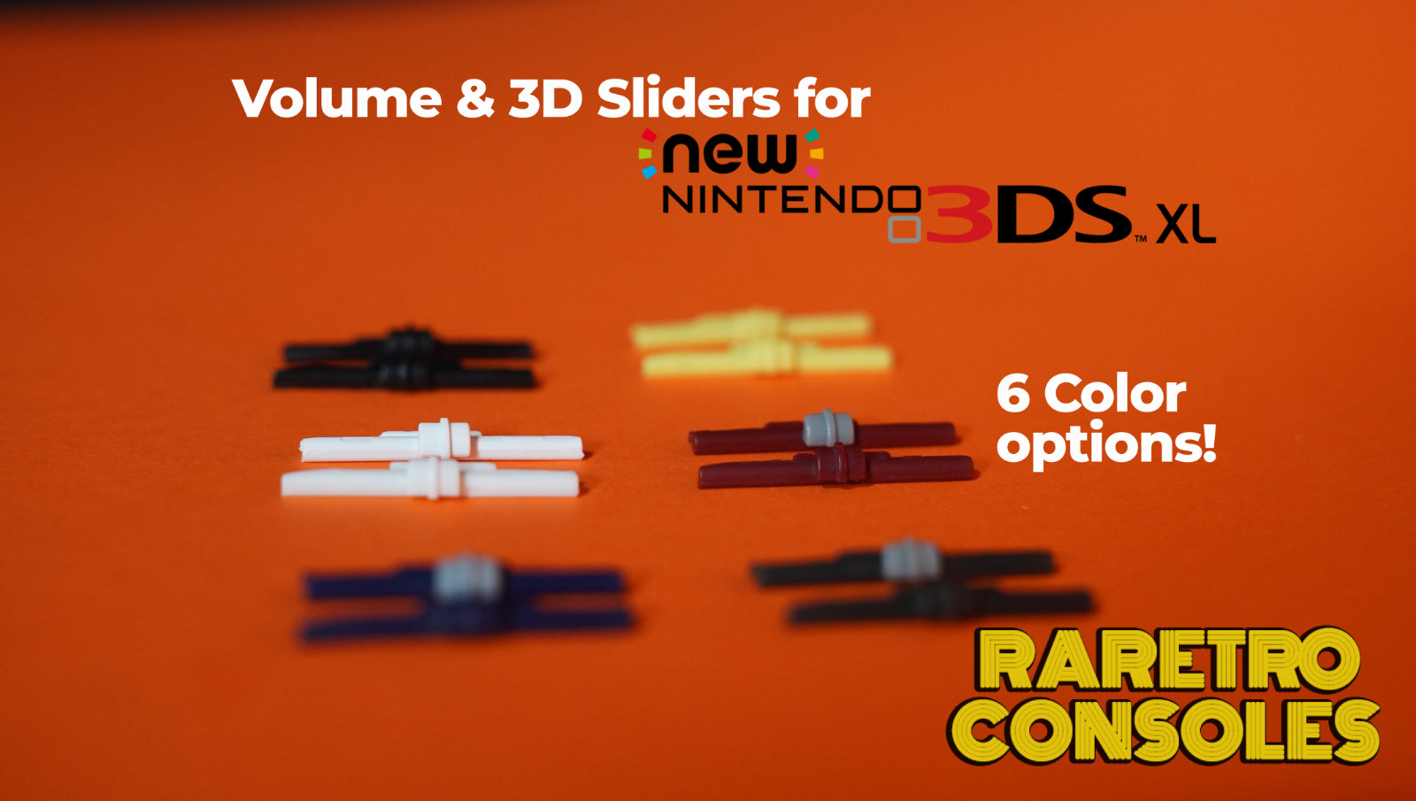 Volume & 3D Sliders for New Nintendo 3DS XL Volume Slider 3D Slider New 3DS XL