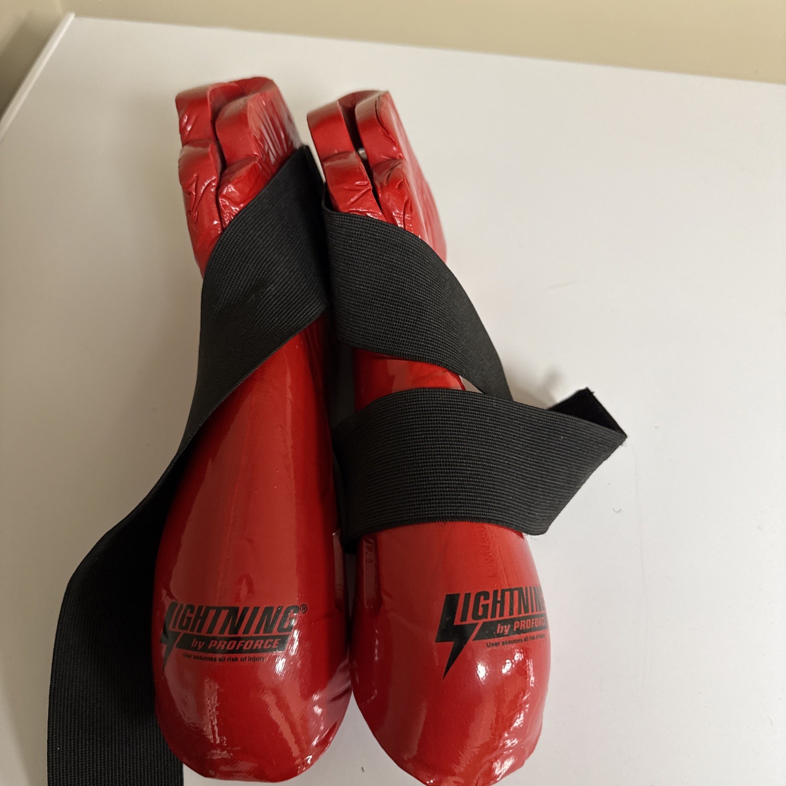 ProForce Lightning Men’s Small Red Karate Foam Boots New