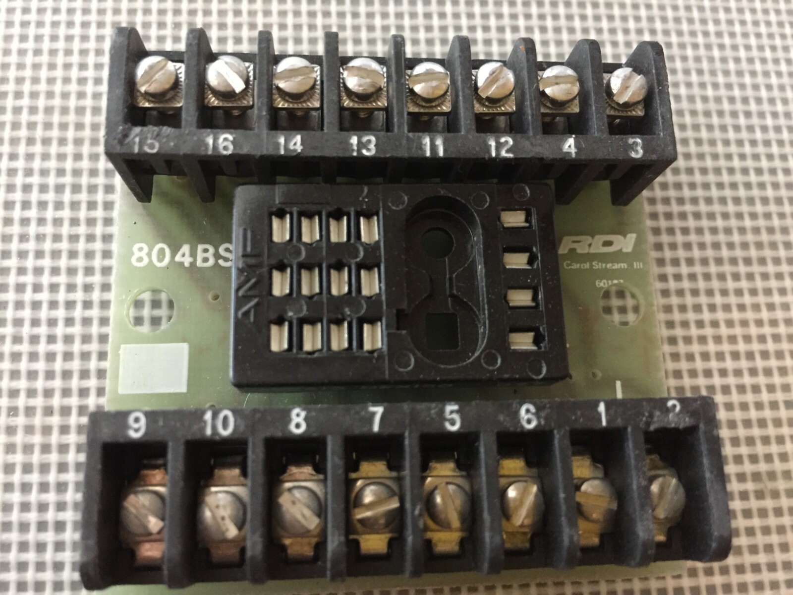 RDI 804BS Relay Board Terminal Module 620-0683 REV. A