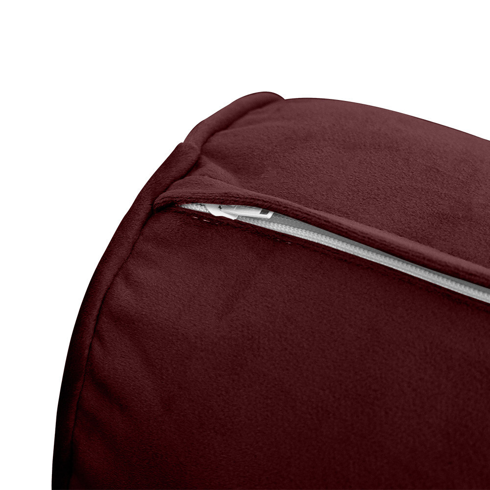 |SLIPCOVER ONLY| V5 Velvet Indoor Daybed Mattress Pillow Pipe Trim Twin AD368