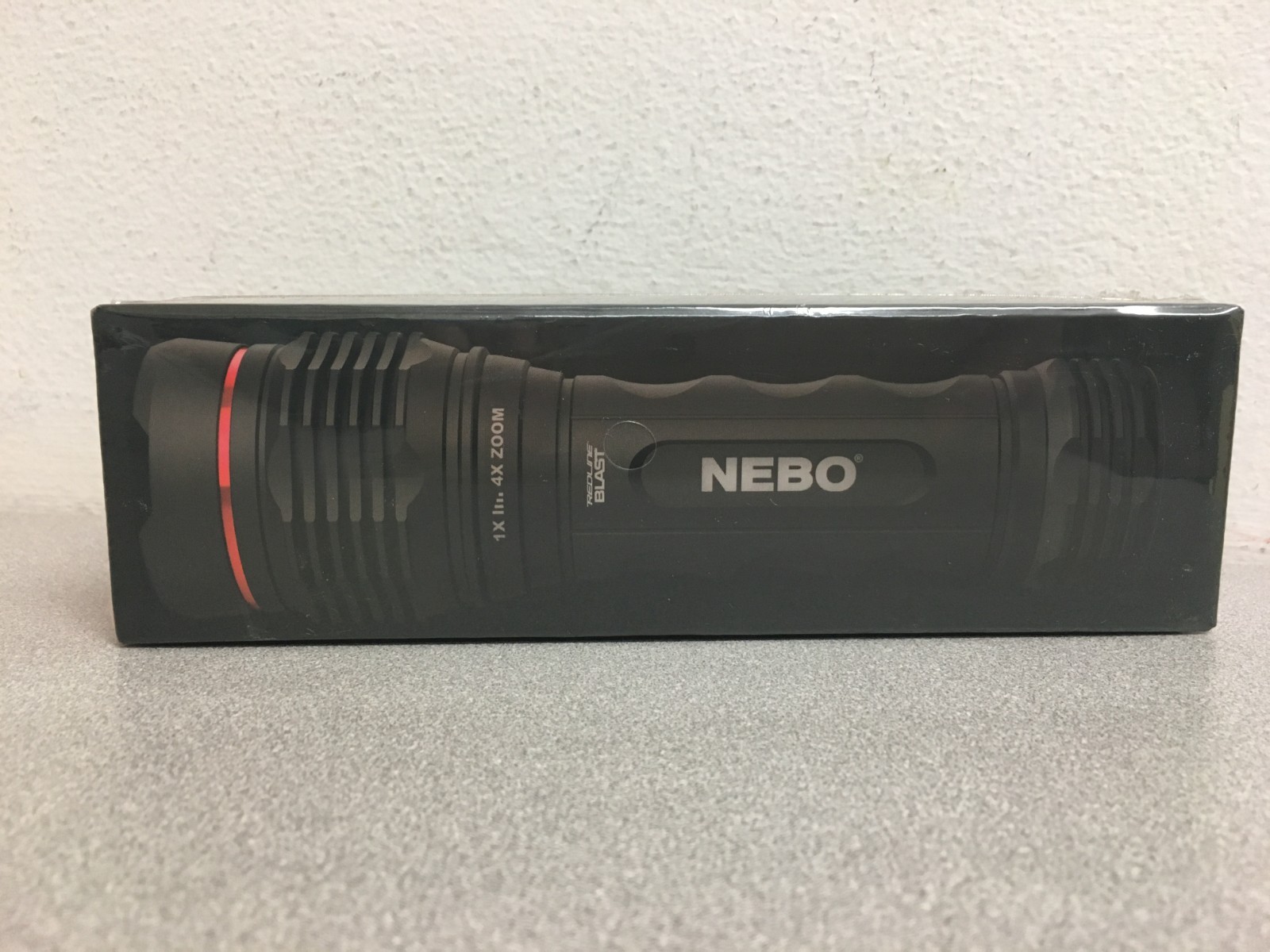 NEBO Redline Blast 1400 lm Black LED Flashlight AA Battery