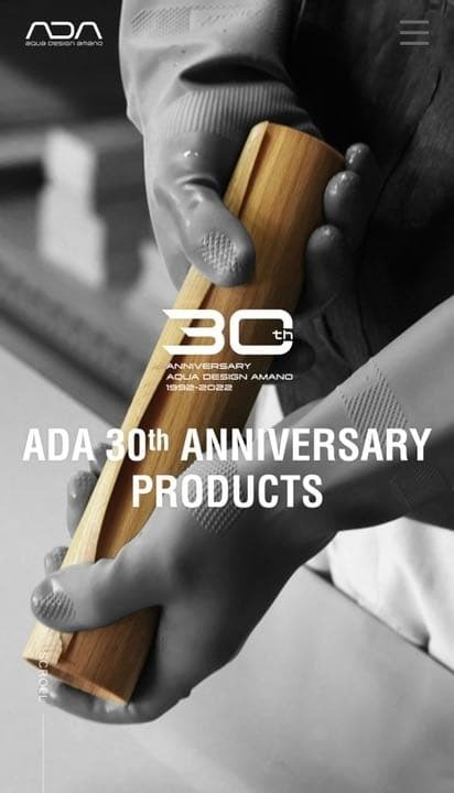 ADA Aqua Design Amano 30th Anniversary Products Soil Scoop "MAGE" Japanese beech