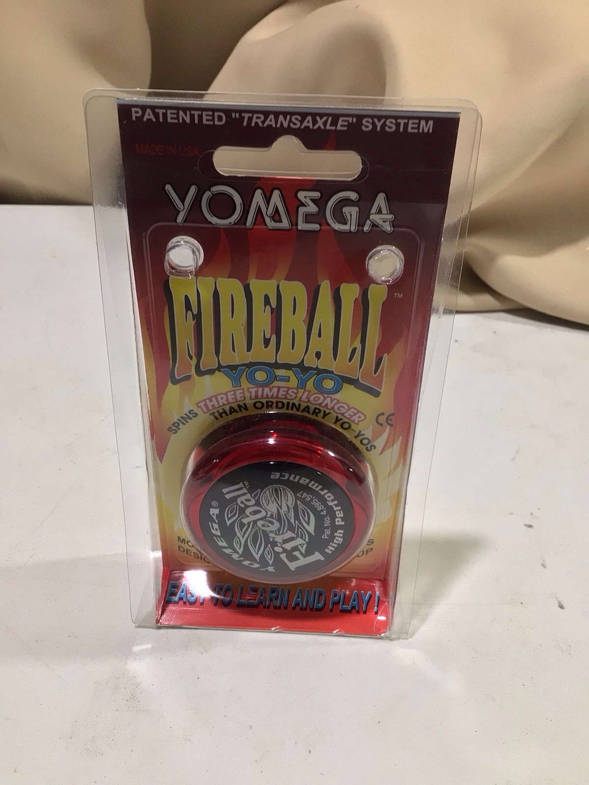 Vintage 1995 Yomega Fireball High Performance Yo-Yo Red/Black **RARE** New