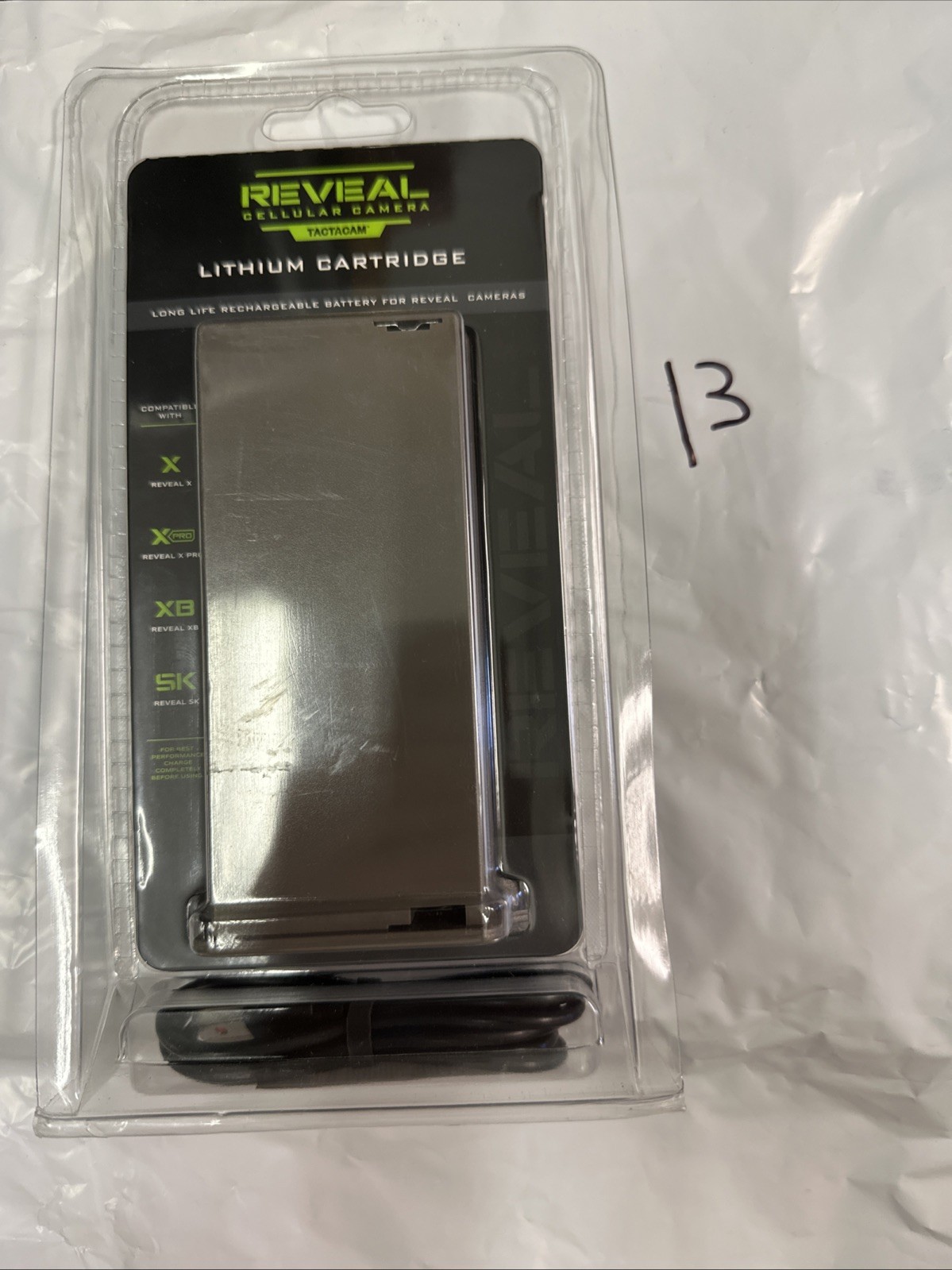 Tactacam Lithium Cartridge Replacement Battery - BAT-LBC-R