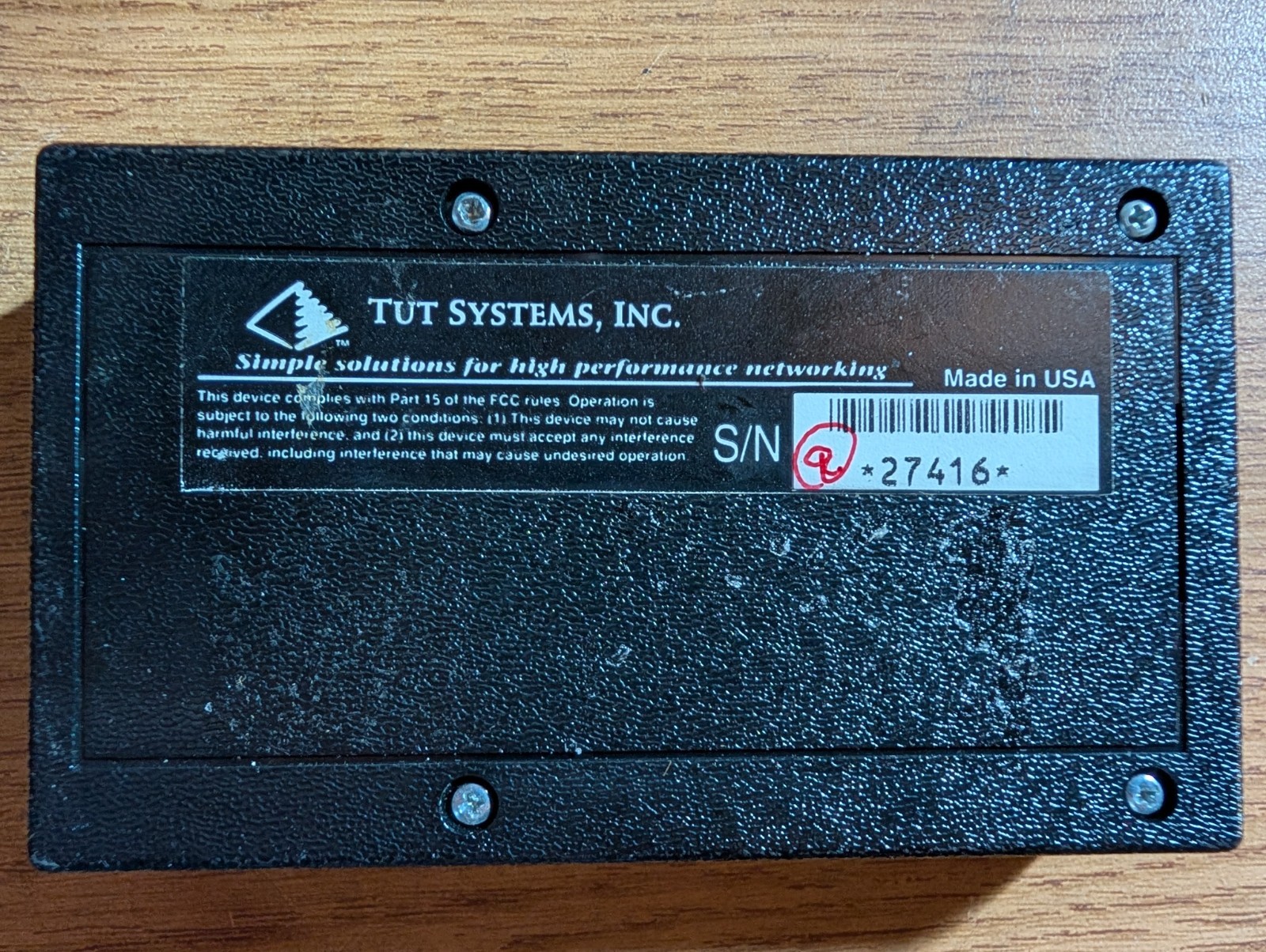 Tut Systems XL600+ Long Distance 10BaseT Repeater Ethernet Switch