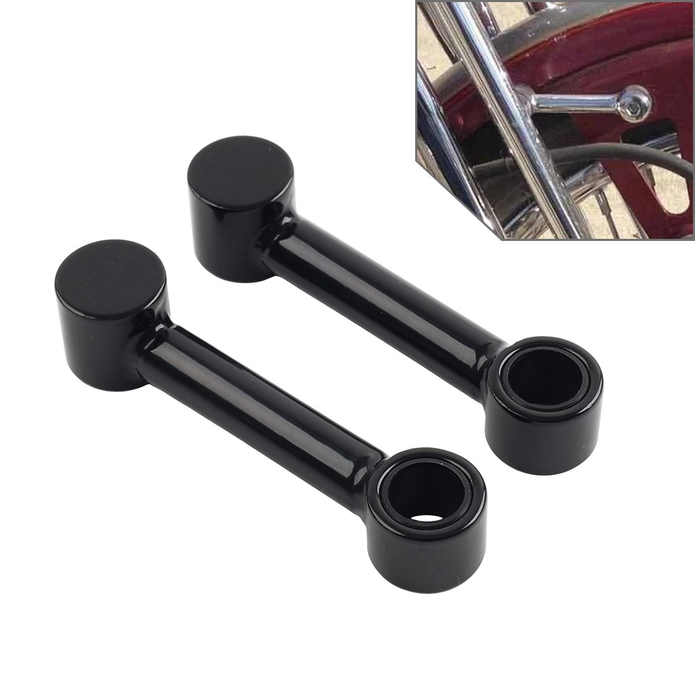 Front Mudguard Mount Bracket Kit For Harley Softail Springer FXSTS 1993-2006 Blk