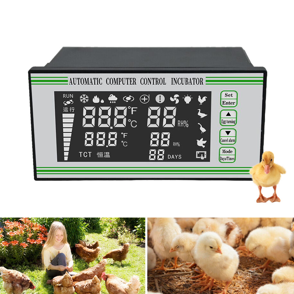 Digital Egg Incubator Controller Automatic Humidity Sensor Thermostat XM-18S