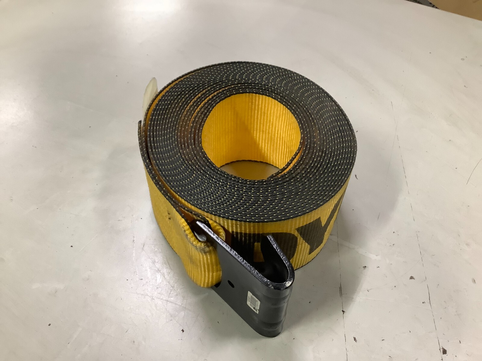 Kinedyne 423021 Cargo Winch Strap Flat Hook Gold Heavy Duty Tie Down 5400 Lbs