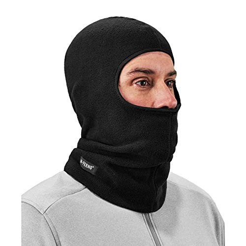 N-Ferno 6821 Winter Ski Mask Balaclava, Thermal Fleece Black Each