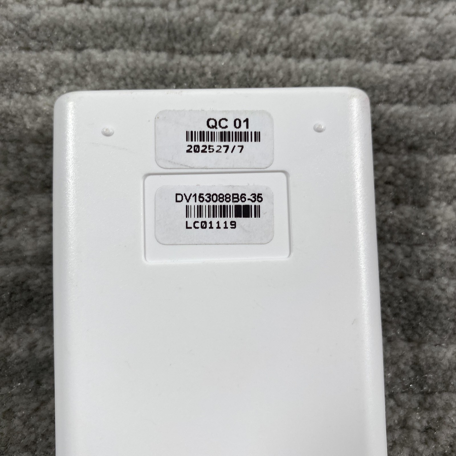 Ceiling Fan Remote Control White DV163088B6-35 Light Timer Speeds Replacement