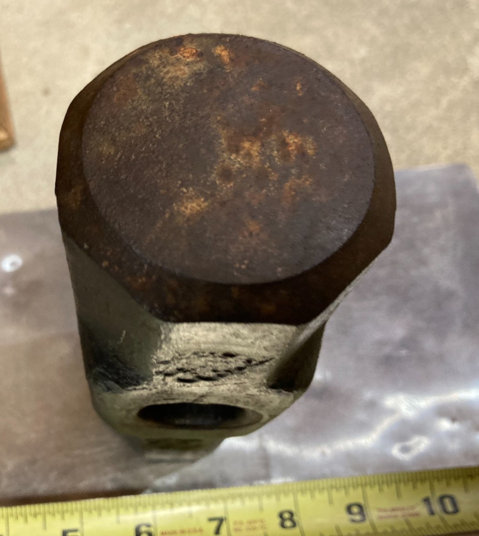 Vintage USM 8lb Sledge Hammer Head Octagonal Shape. Double stamped.