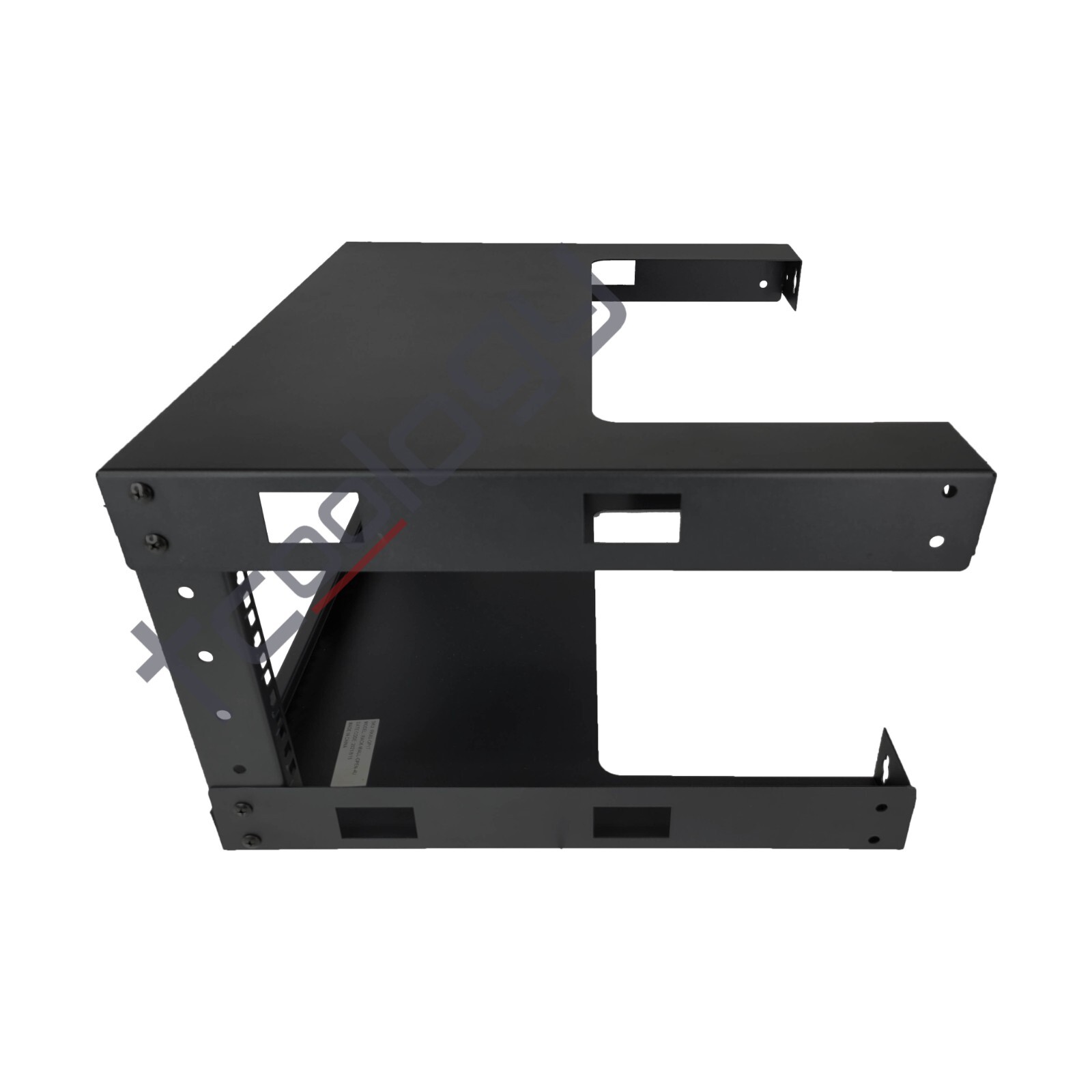 TCoology 4U Wall Mount Open Frame 19'' Server Rack Threaded 17.5 Inch Depth