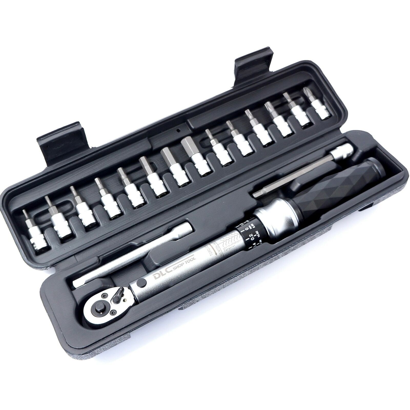 DLC Diamond 1/4" 1-25Nm / 8.9-221 Inch-lb Reversible Drive Gauge Torque Wrench