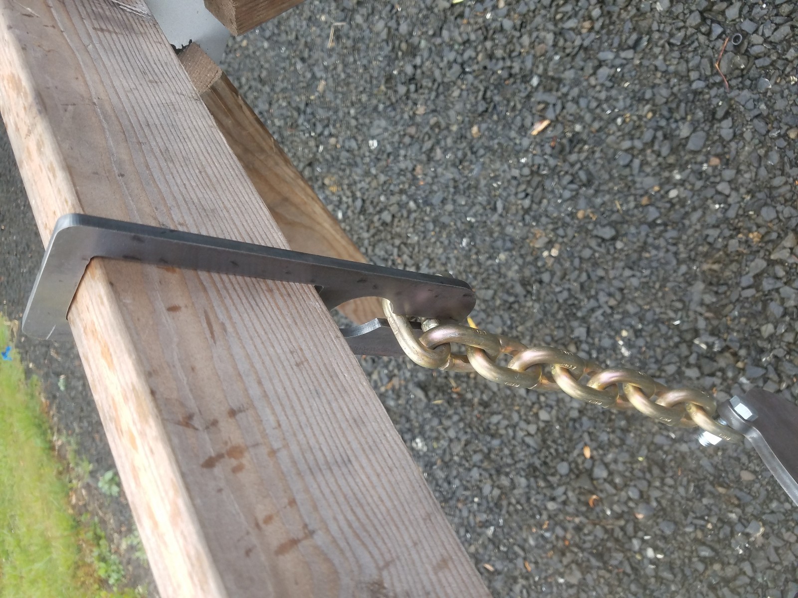 2X4 Chain Gong Hanger Brackets