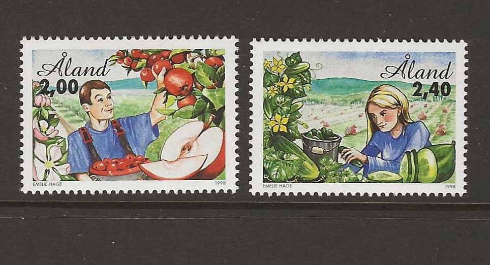 Aland Finland 1998 horticulture  MNH (f134)