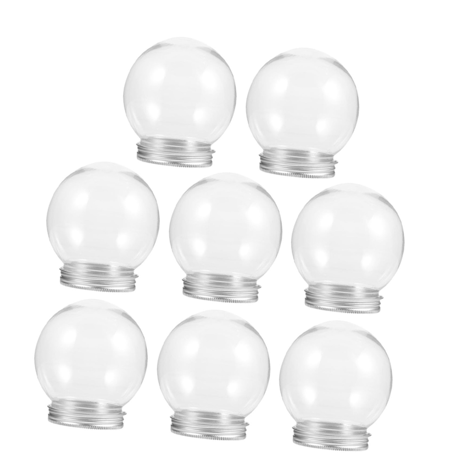 HOLIDYOYO DIY Globes for Boys and Girls 8 Pack 7.00X6.00X6.00CM, Transparent