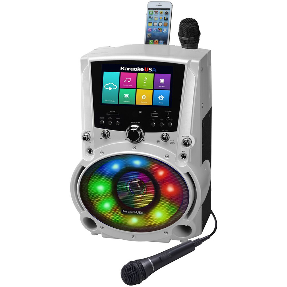 Karaoke USA All-In-One Wi-Fi Karaoke Machine with 7" Screen