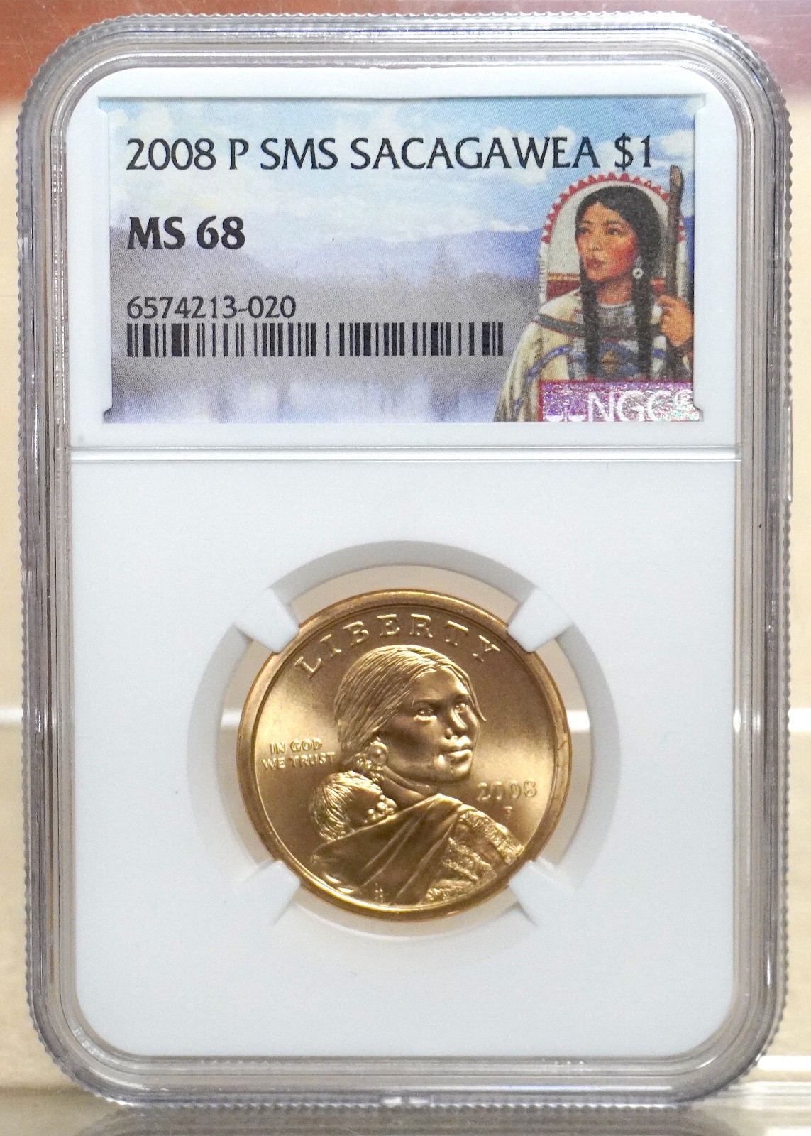 2005-P SMS SACAGAWEA DOLLAR NGC MS68 213020