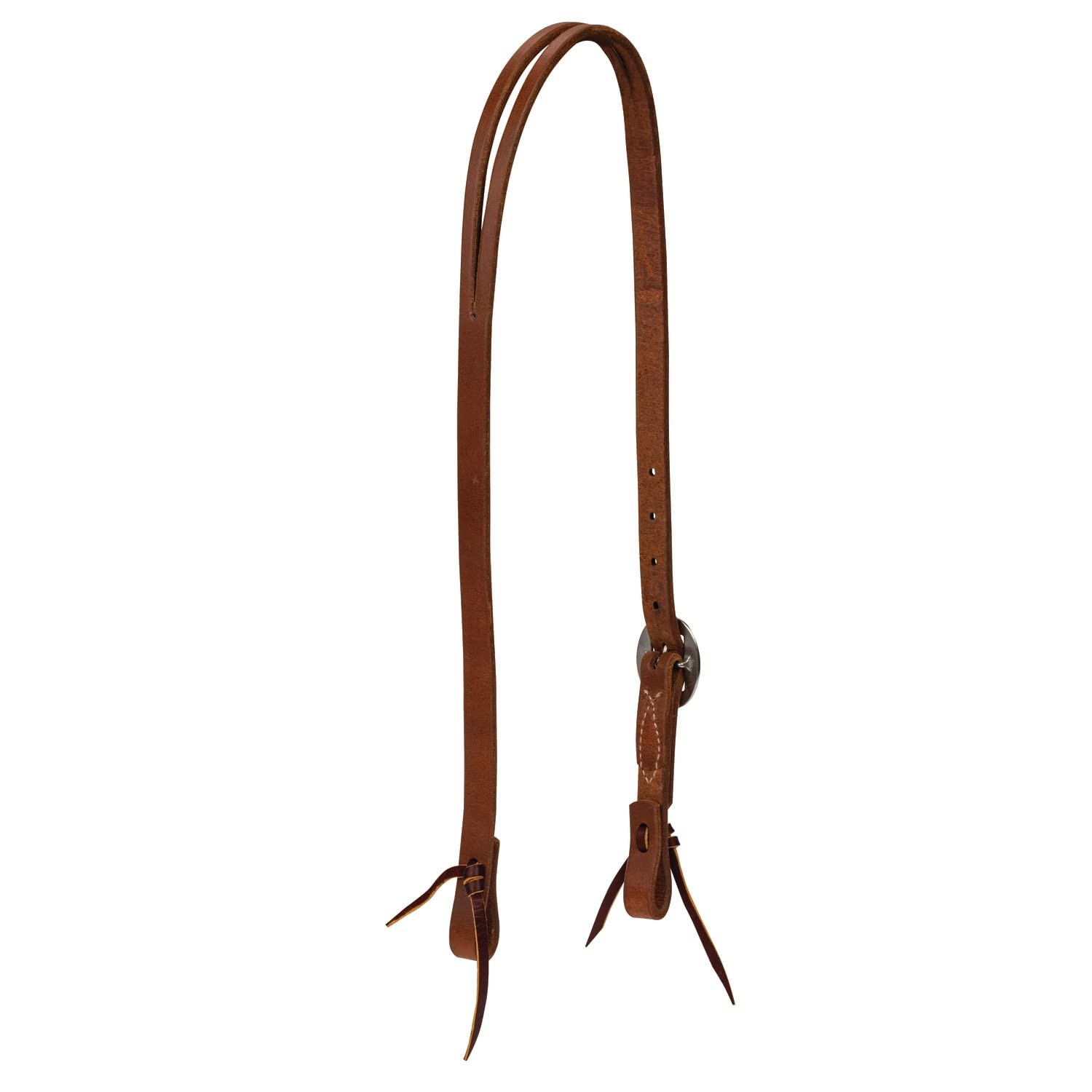 Weaver Leather ProTack Split Ear Headstall, 3/4" Hermann Oak Harness Leather