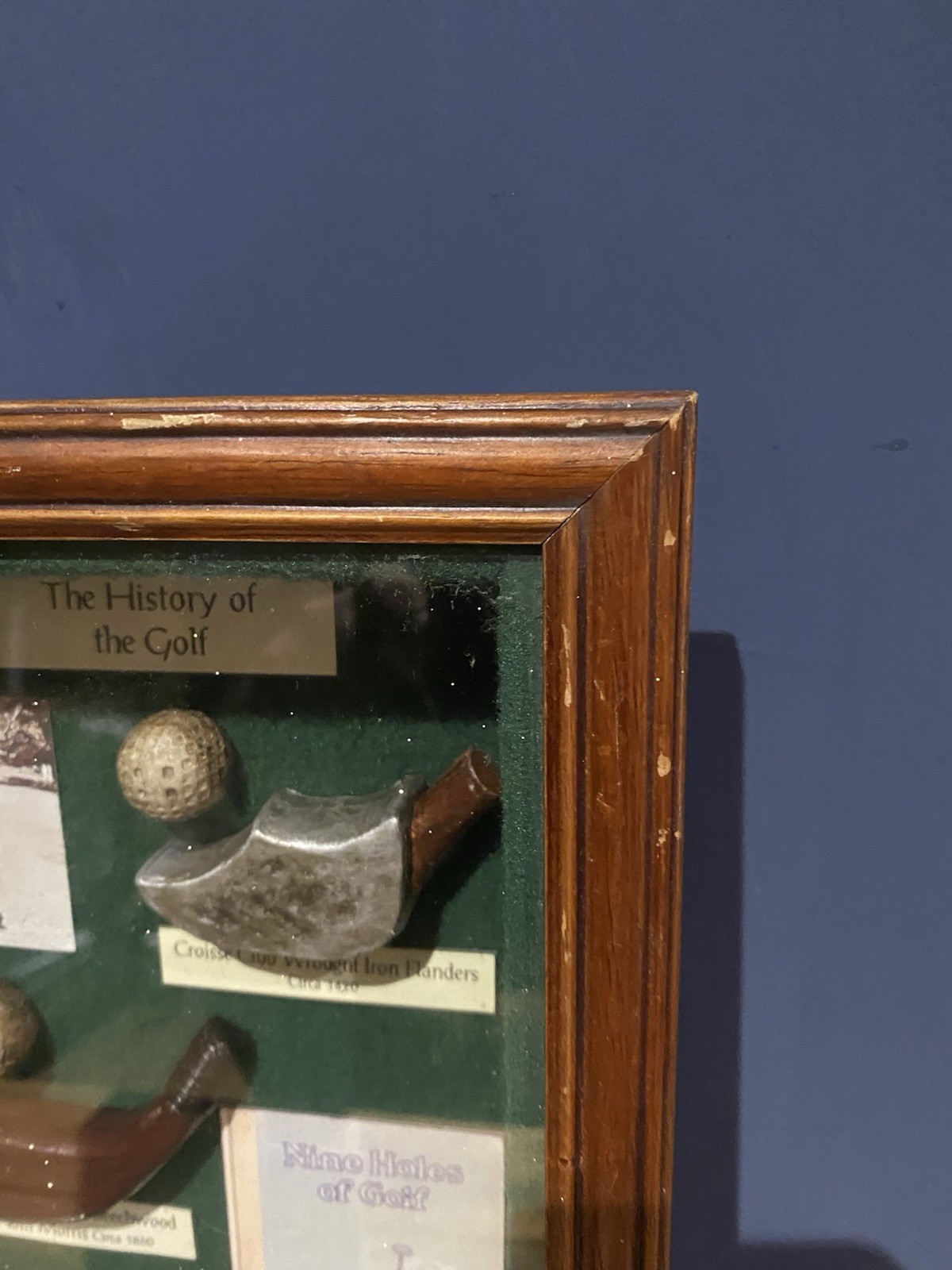 History Of Golf , Shadowbox Picture