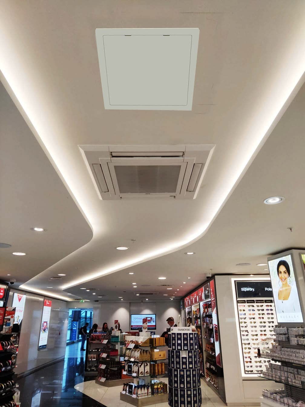 Attic Access Door,Interior Wall Access Panel (8x8inch) Ceiling,Separation of ...