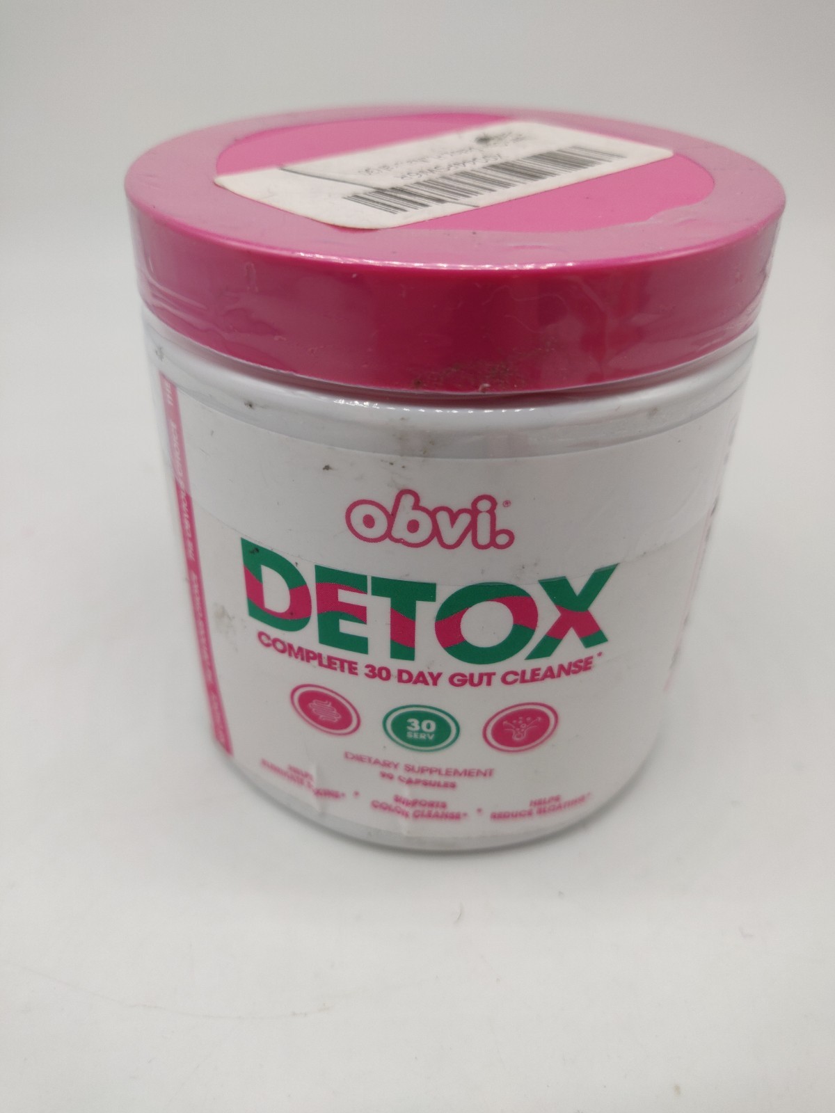 Obvi Detox Gut Cleanse Supplement 90 Capsules | 30 Servings.  Exp: 01/2027