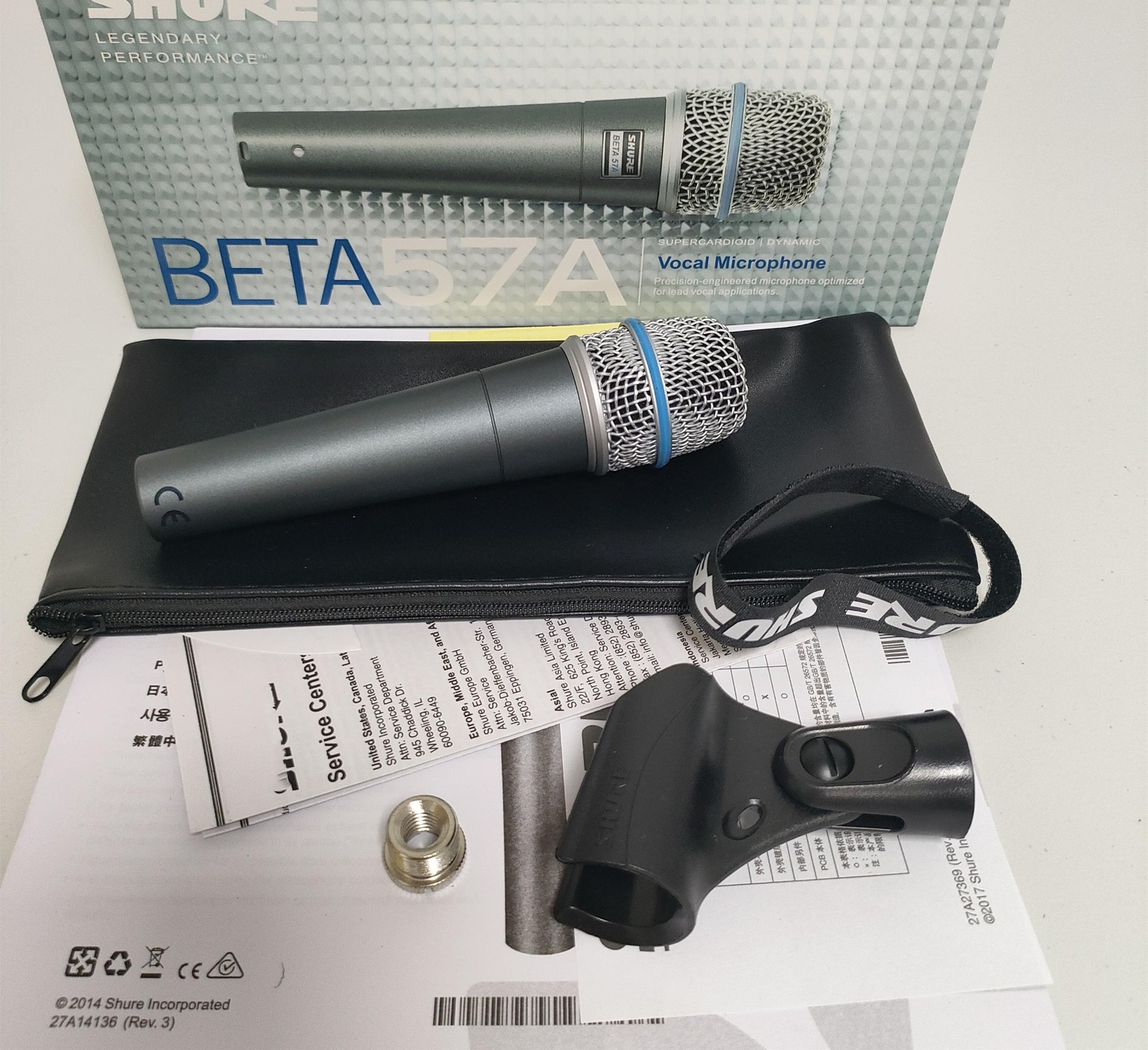 New Beta 57A Supercardioid Dynamic Vocal Microphone Instrument US STOCK