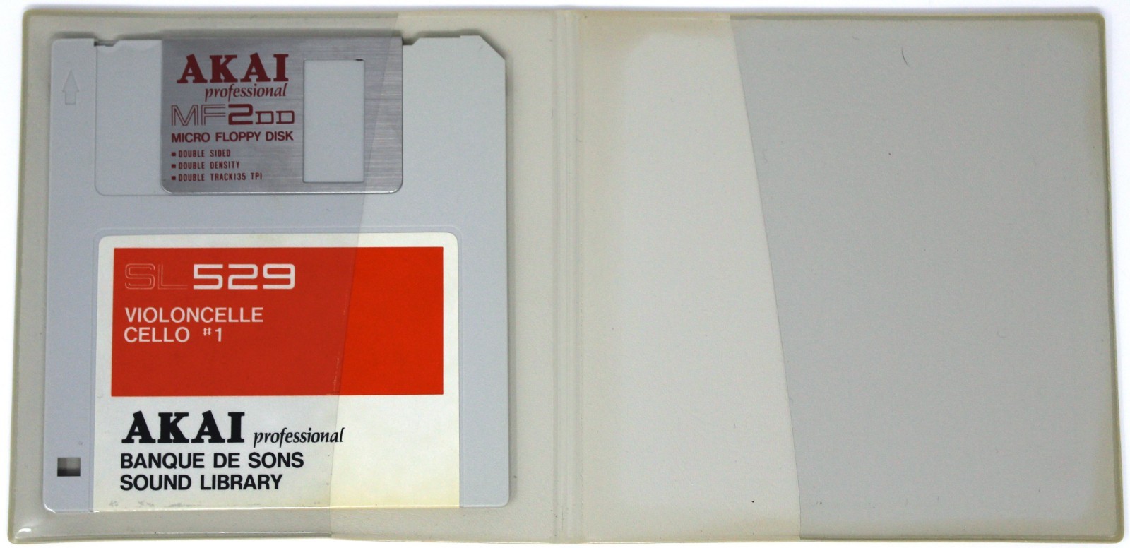 Akai SL529 Violoncelle Cello #1 S900 Format Floppy Disk Banque De Sons