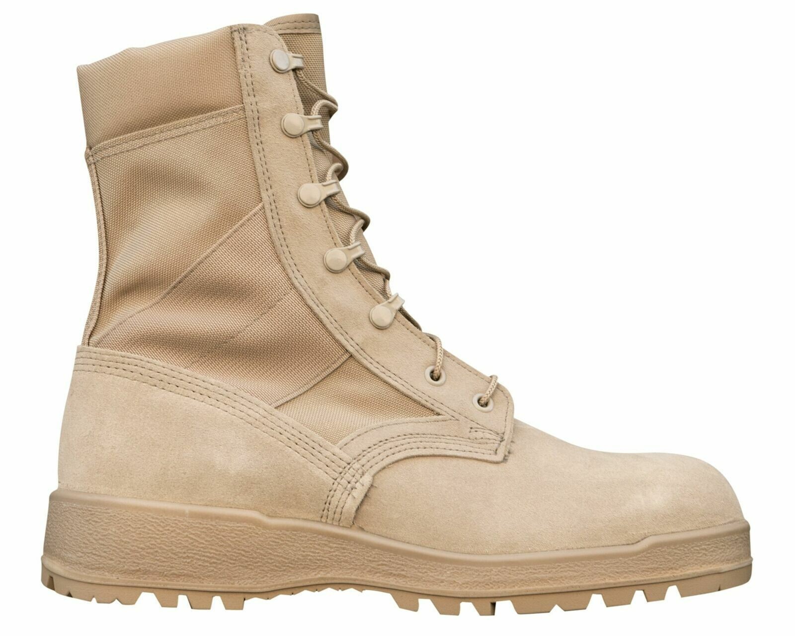 BELLEVILLE DST MEN'S ARMY HOT WEATHER COMBAT BOOTS VIBRAM DESERT TAN 10.5 XW
