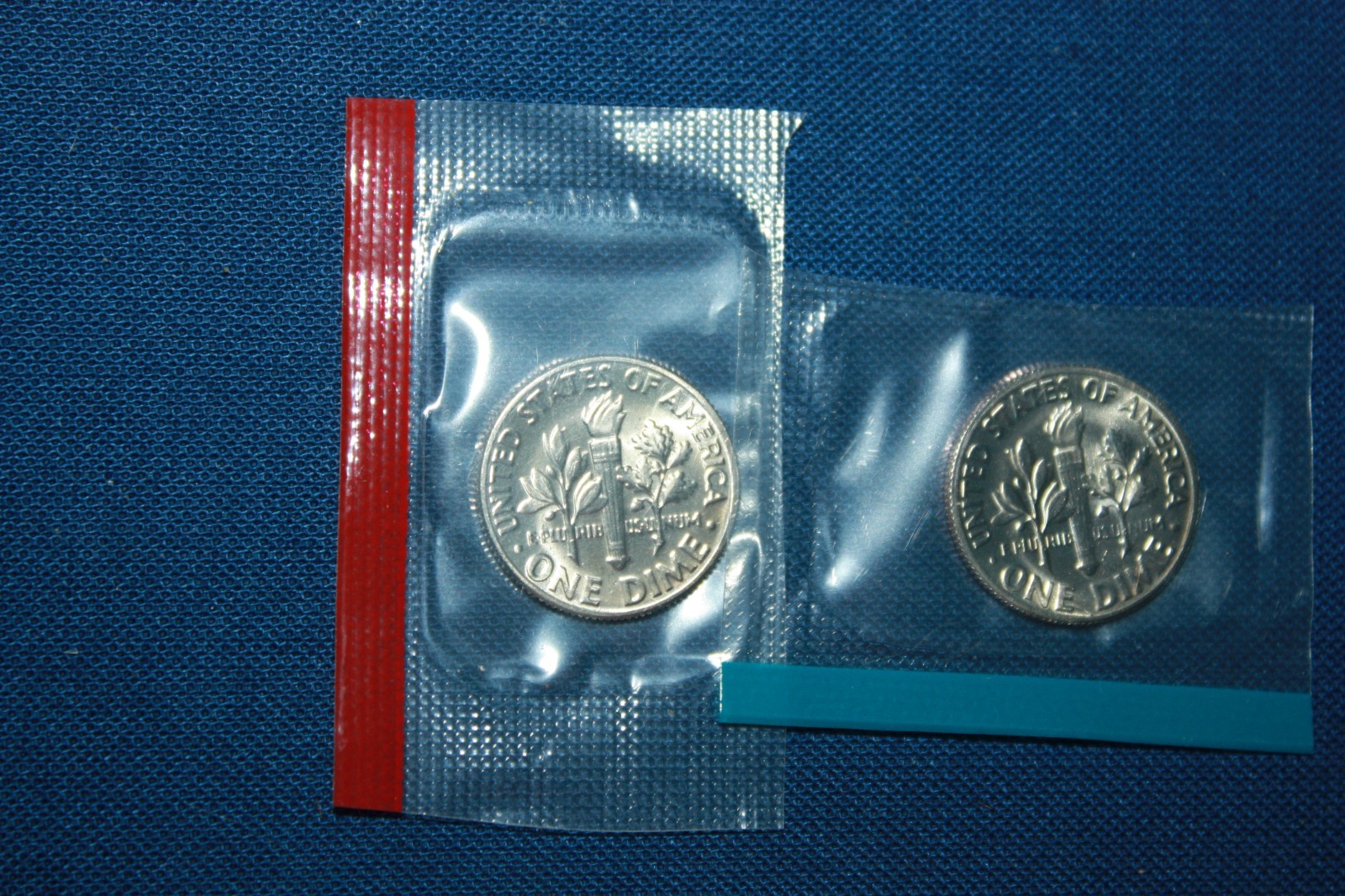 1976-PD Roosevelt Dime from Mint Cello Gem BU