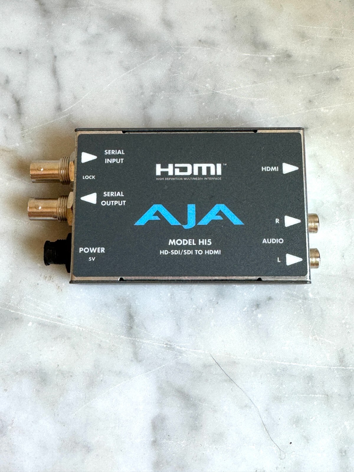 AJA Video Hi5 HD-SDI/SDI to HDMI Video and Audio Converter - SKU#1840879