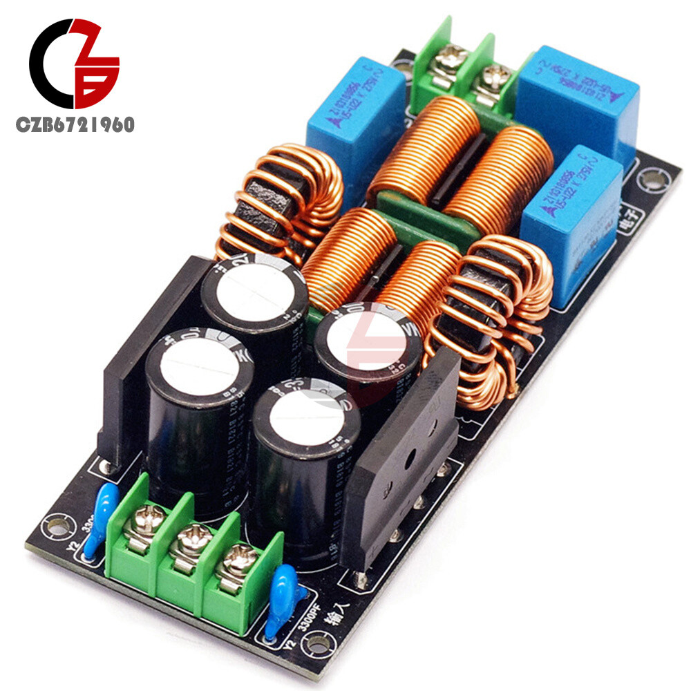 AC110-250V Amplifier Audio Power Filter EMI Filter DC High Current 4A/10A/20A