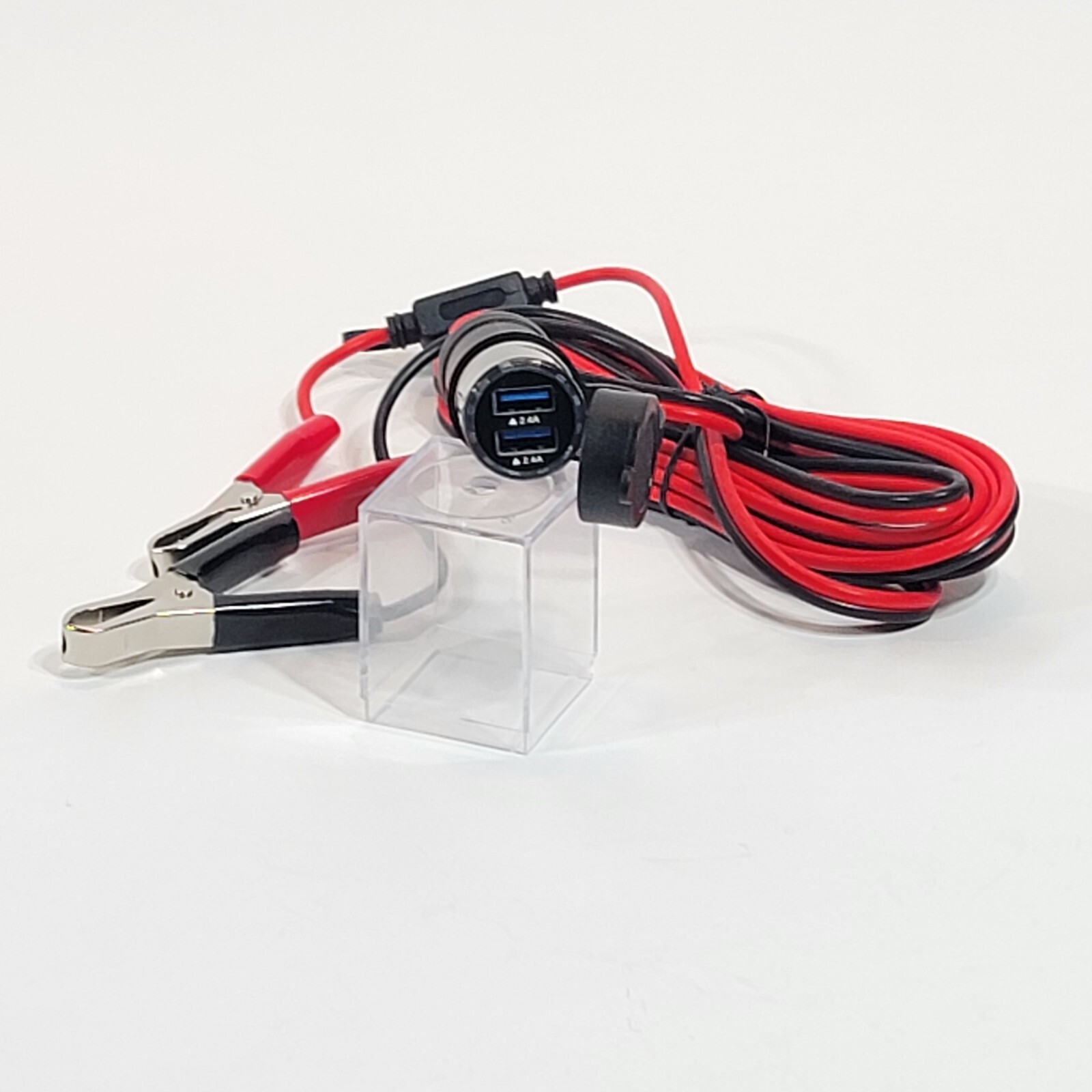 Doc's 12 ft Long Charging cable 12V for Garrett AXIOM Aftermarket two 2.4amp USB