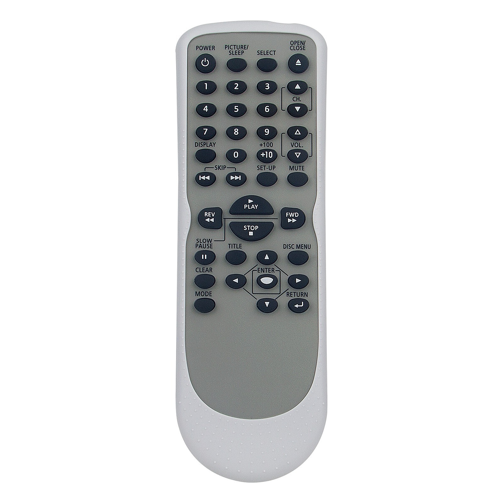 NF107UD Replace Remote for Sylvania Sylvania GFM Symphonic TV DVD Combo CD130SL8