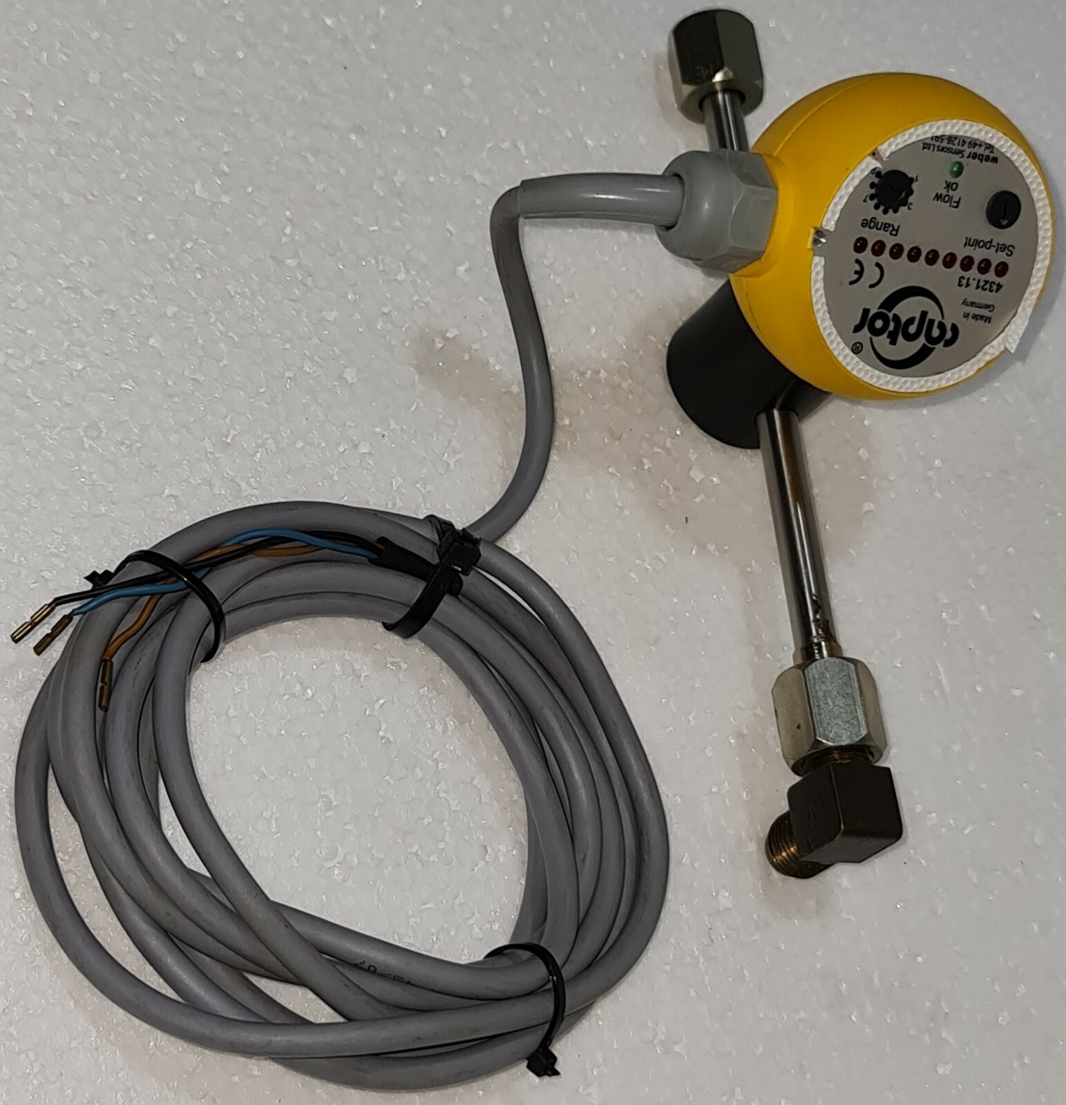 WEBER SENSORS INLINE FLOW CAPTOR TYPE 4321.13