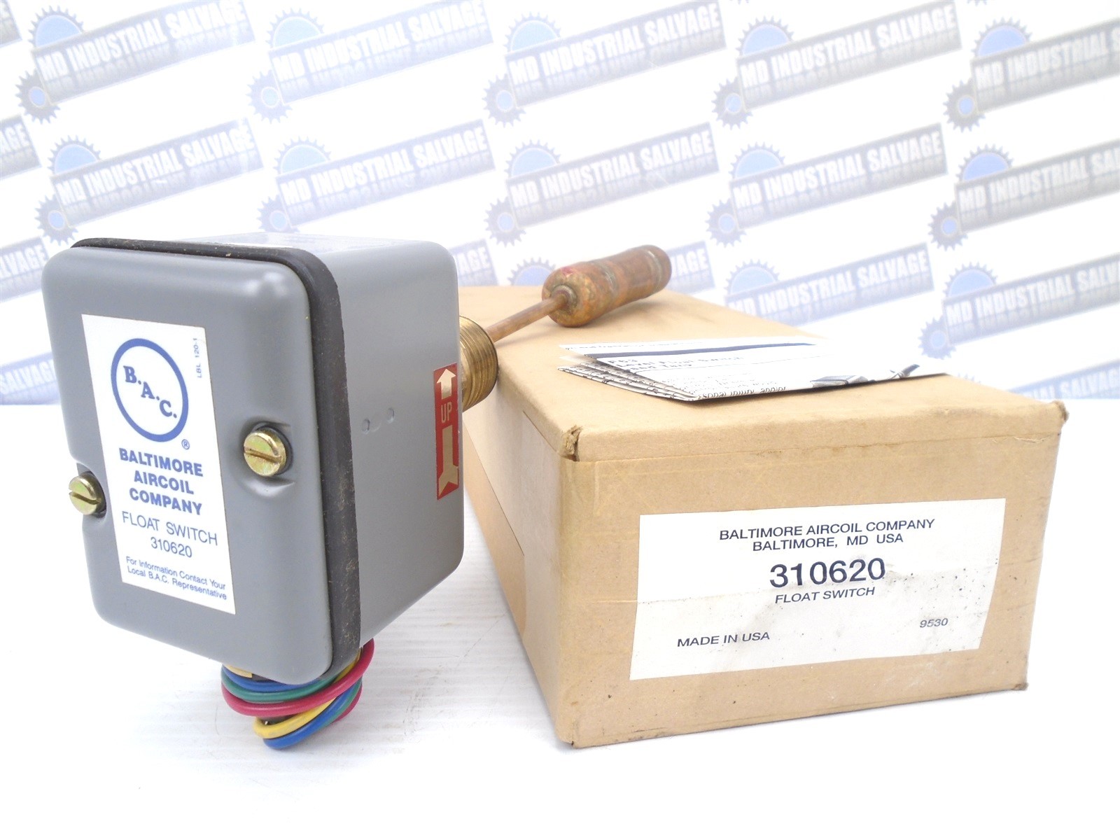 BAC - BALTIMORE AIRCOIL - 310620 - F63FF - FLOAT SWITCH - SNG P, DBL Throw (NEW)