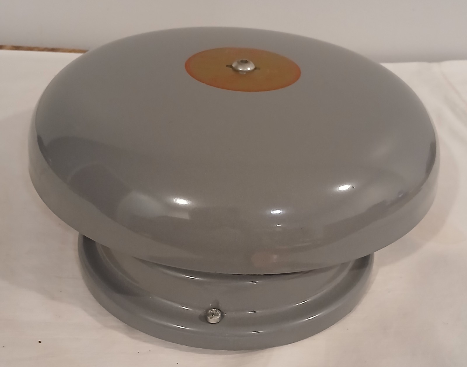 FIre Bell - Edwards Signaling 10" Grey 6VAC  325-10c5. NEW. Free Shipping