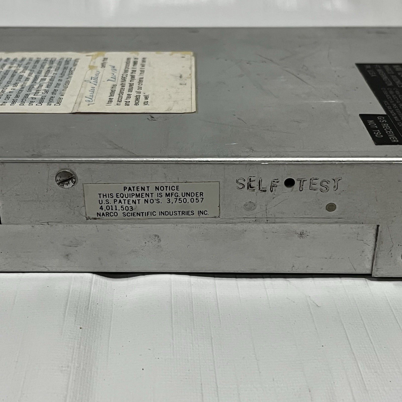 NARCO AVIONICS NAV 124 TSO NAVIGATION RECEIVER