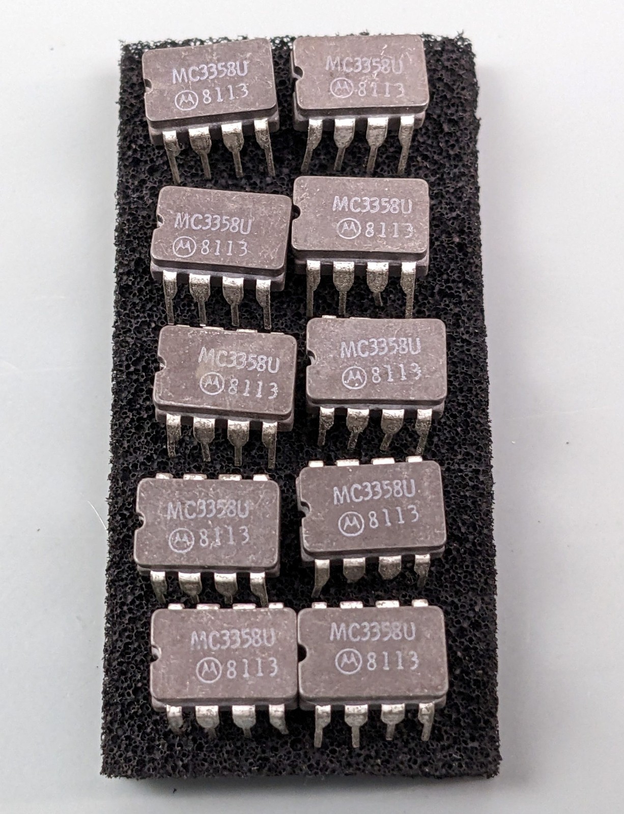 (5) MC3358 Dual Differential Op Amp ~ Motorola MC3358U