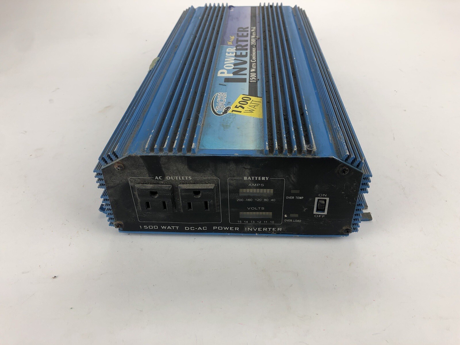 Tracker 1500W Continuous Dc To Ac Power Inverter 2500W Peak - Blue