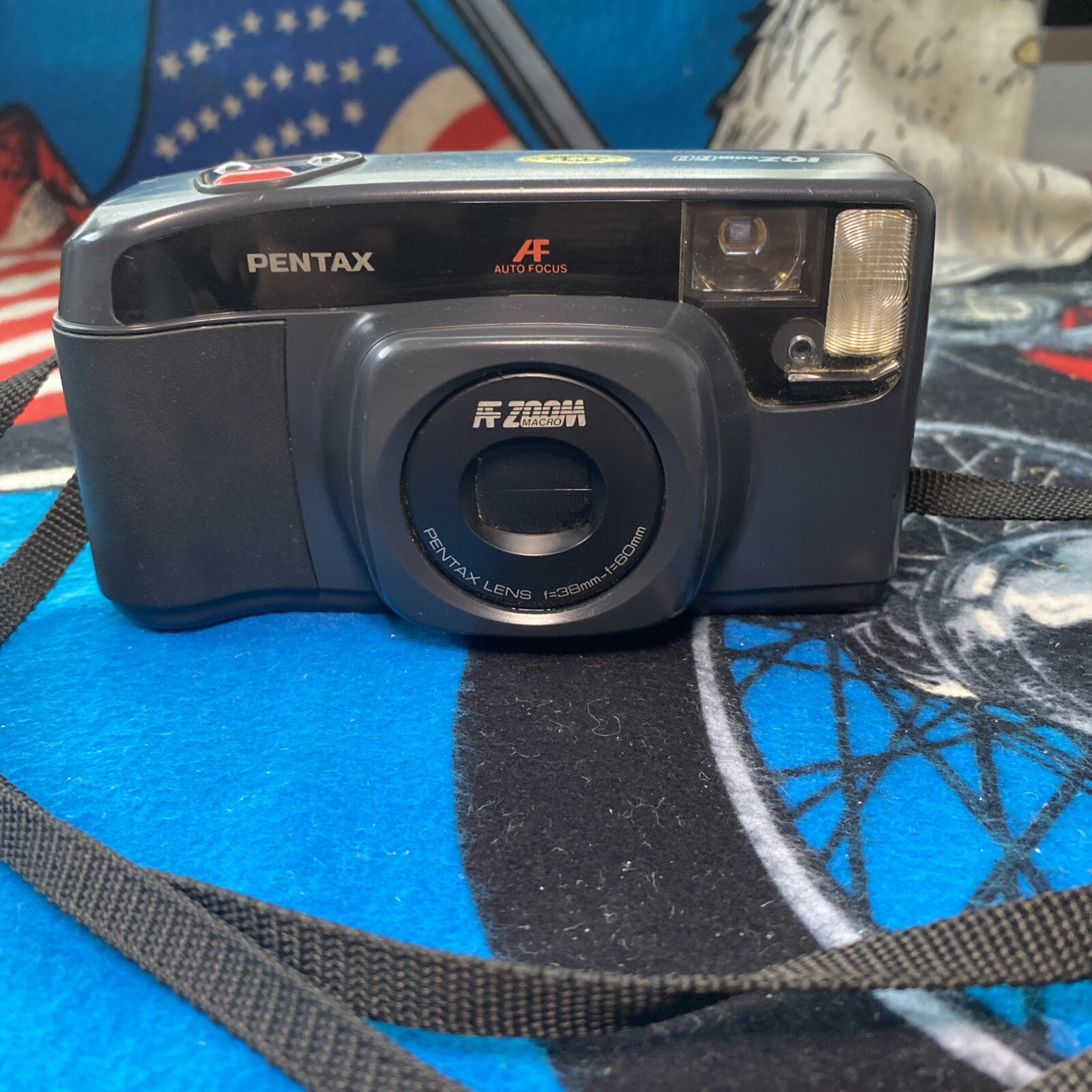 Pentax IQZoom 60 AF 38-60mm Point & Shoot Camera Working Battery Not Included