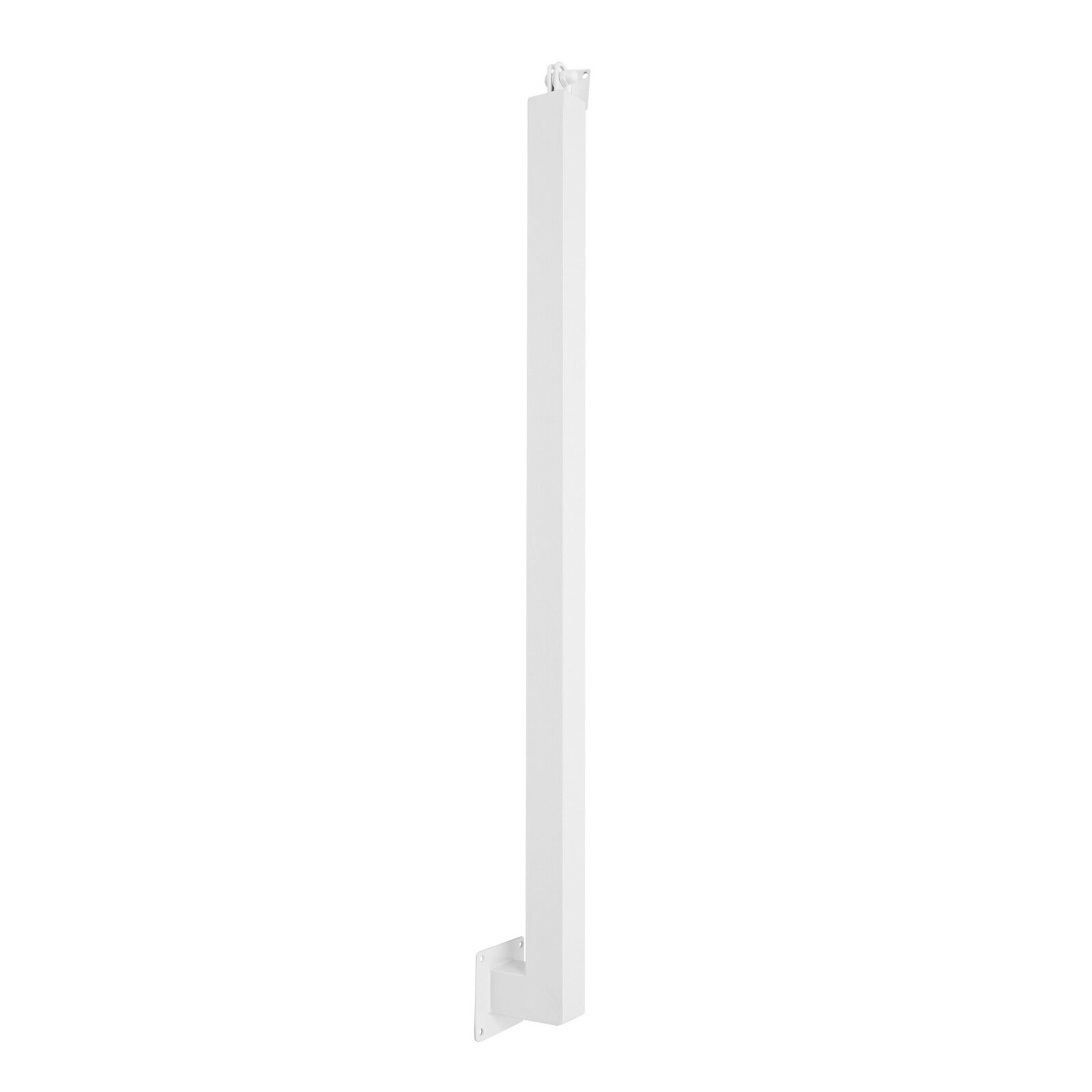 Square Stair Baluster Posts Metal Stair Post Decorative Railing For Stairs White