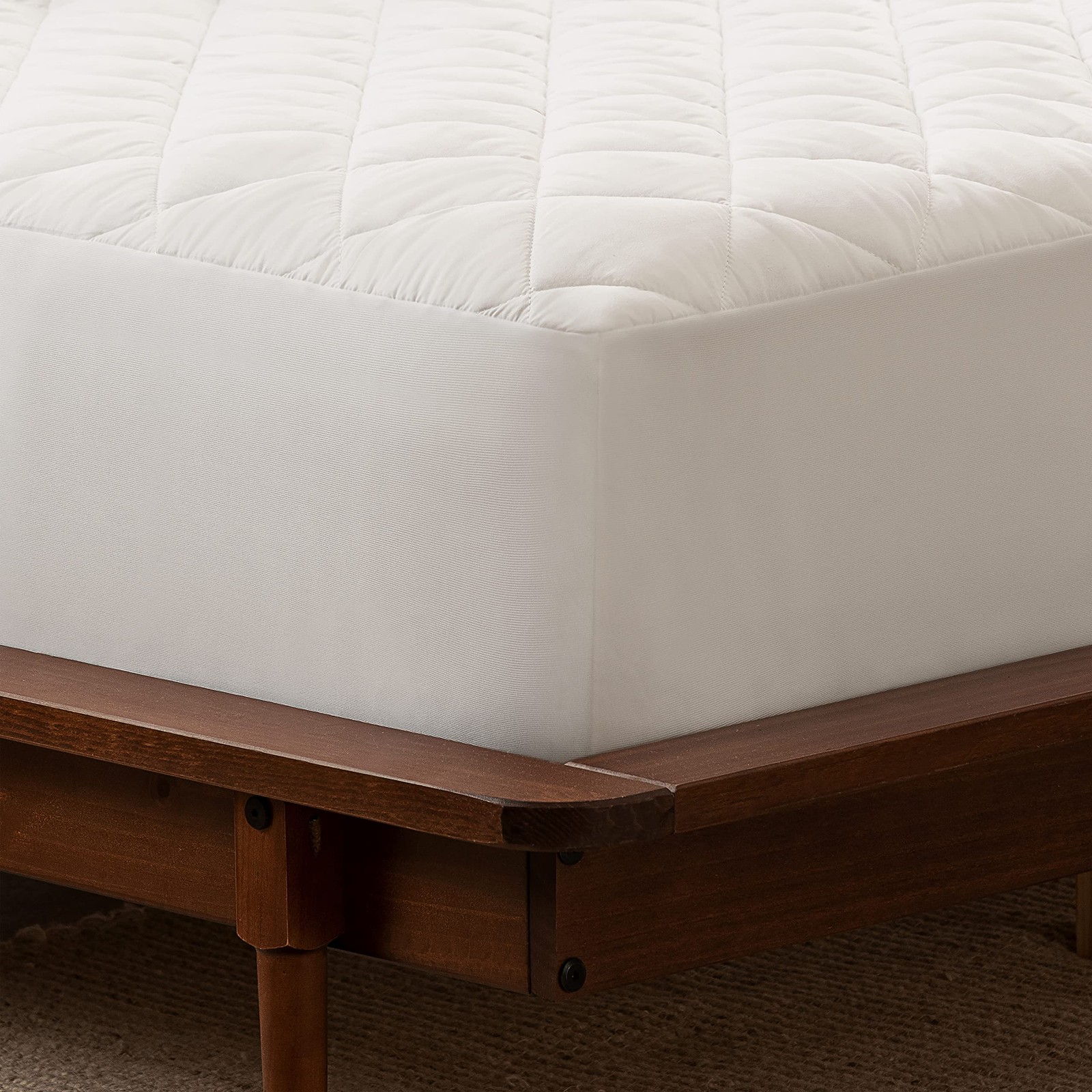 SERTA Power Clean Triple Action Quilted Soft Waterproof Mattress Full, White