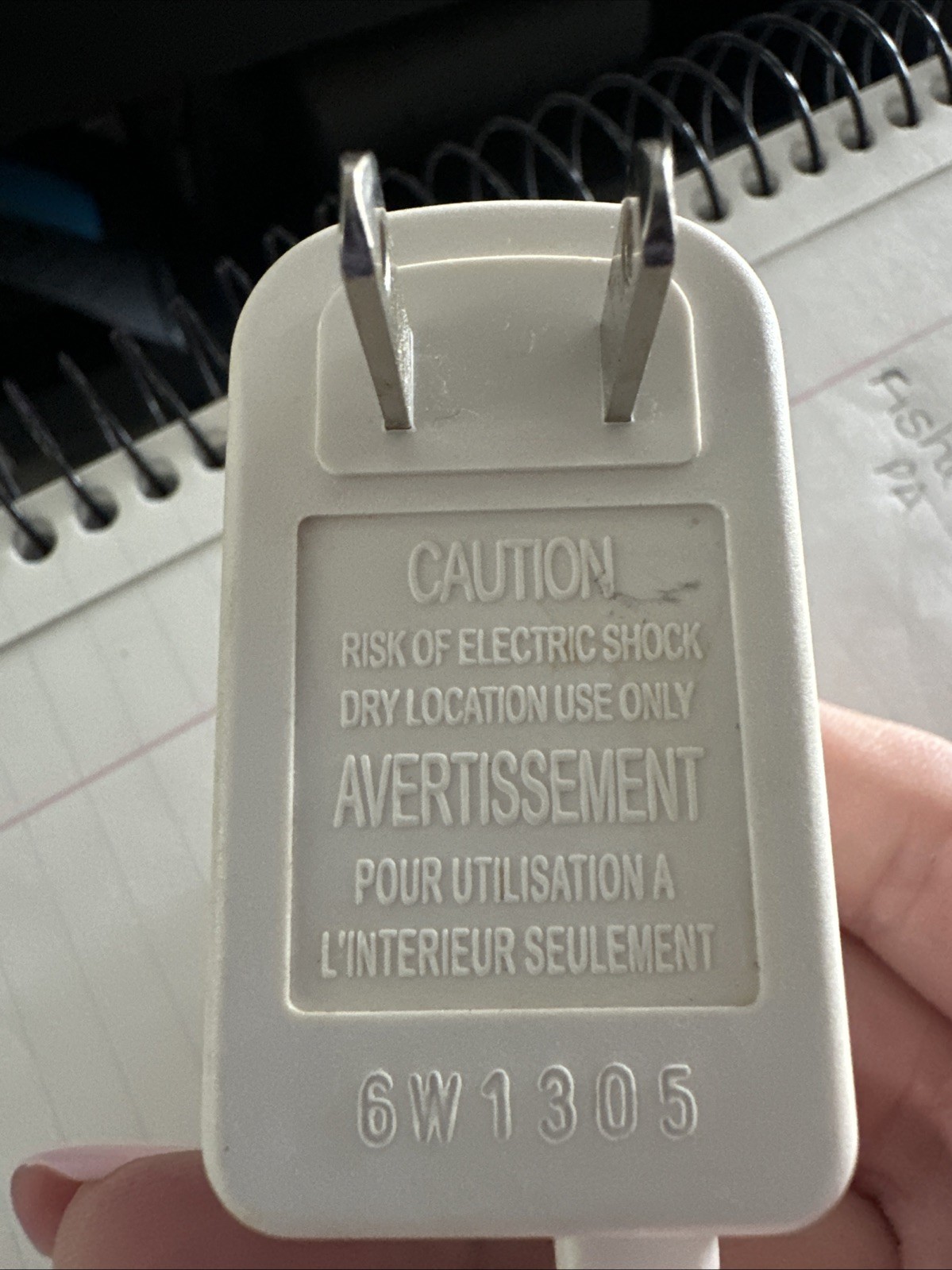 Fisher Price Transformer Power Plug 6V