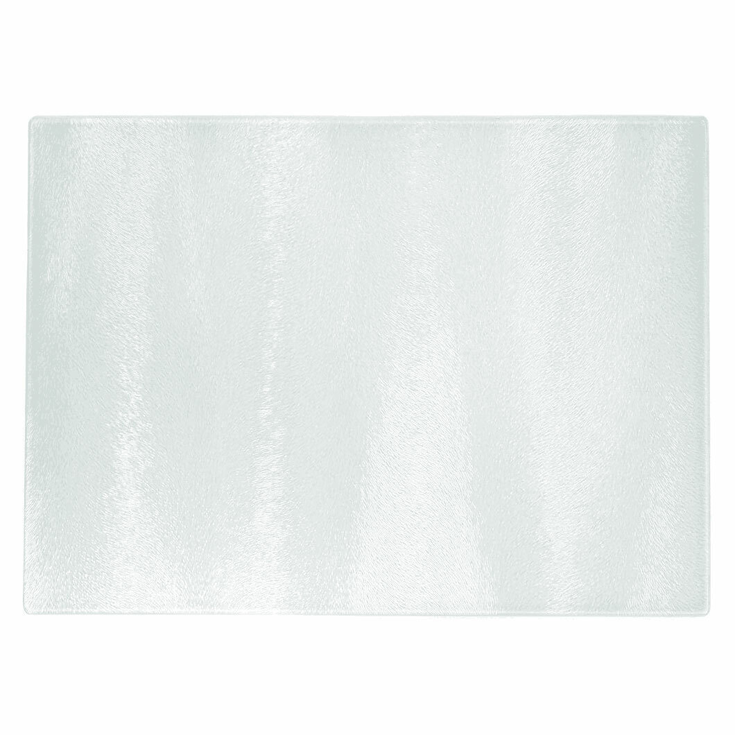 12pcs/pack Sublimation Blanks Tempered Glass Cutting Board White Coating Rough