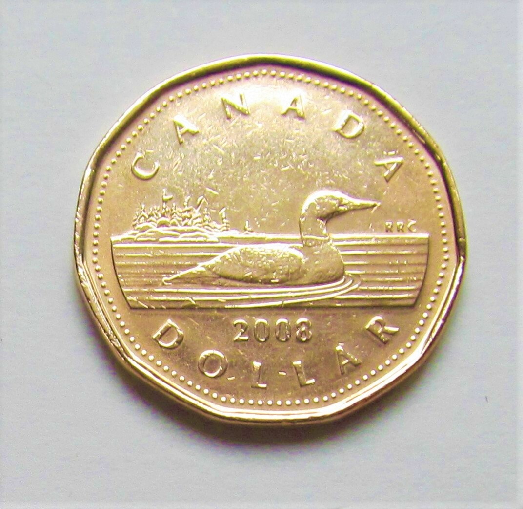 2008 CANADA 1 DOLLAR LOONIE - combined shipping